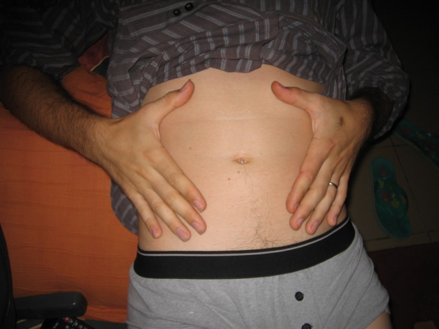 David, ventre de 4 mois