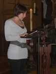 Marraine lit un joli texte