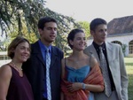 Les enfants L�v�que Philippe: V�ro, Seb, Steph et Antoine