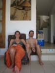 Fab et Dav, papi et mamie