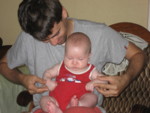Gabriel et son papa
