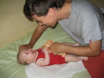Avec son papa